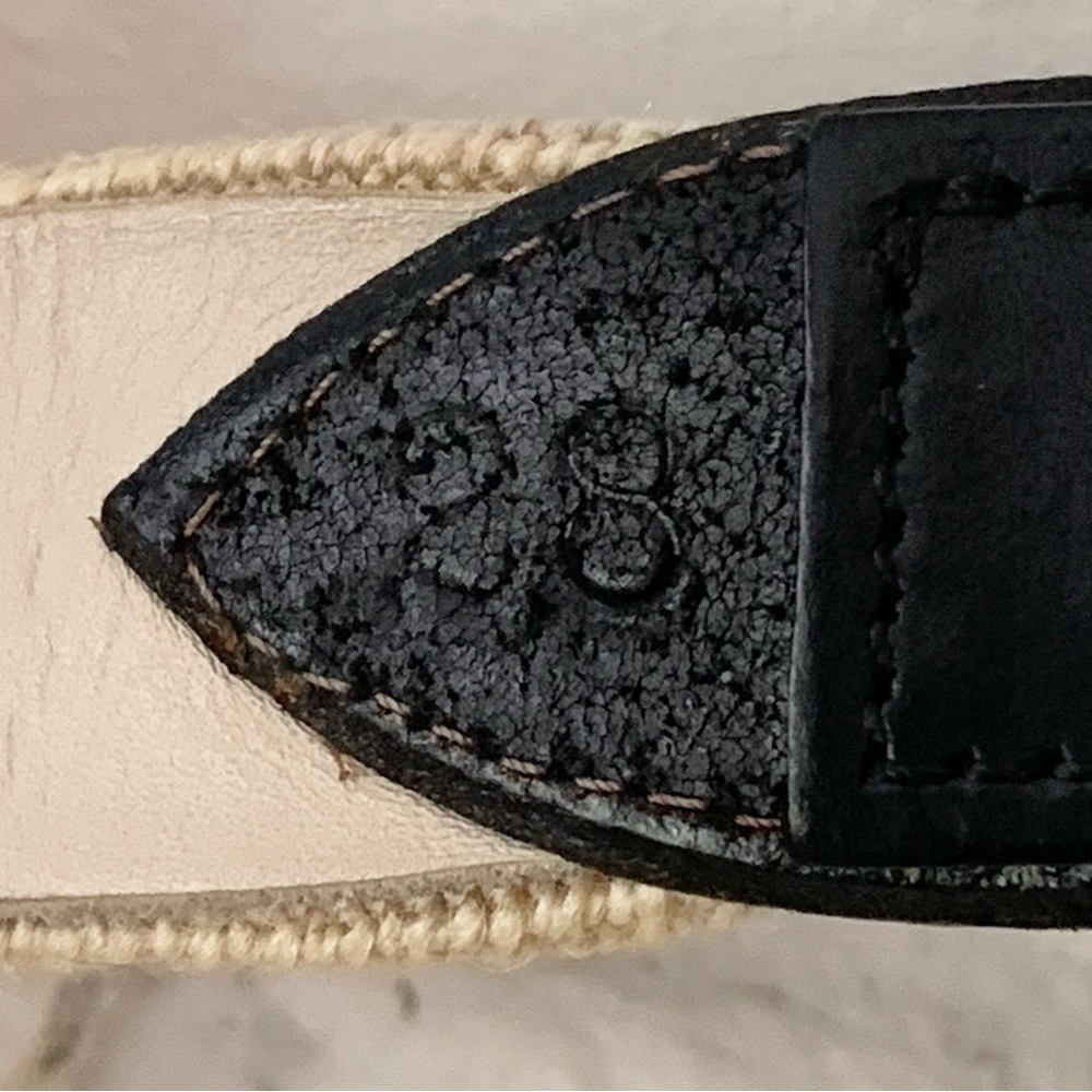 Vintage Needlepoint Embroidered Golf Motif Themed Belt 26/27/28/29/30 Inches - Picture 13 of 14